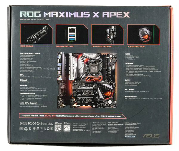 Asus ROG Maximus X Apex - 3